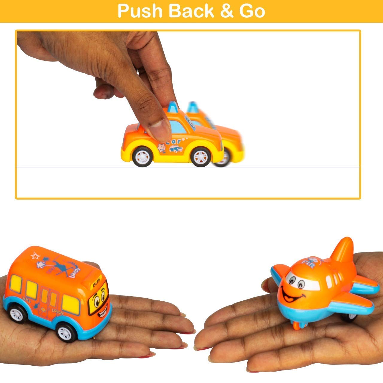 Unbreakable Pull Back Car