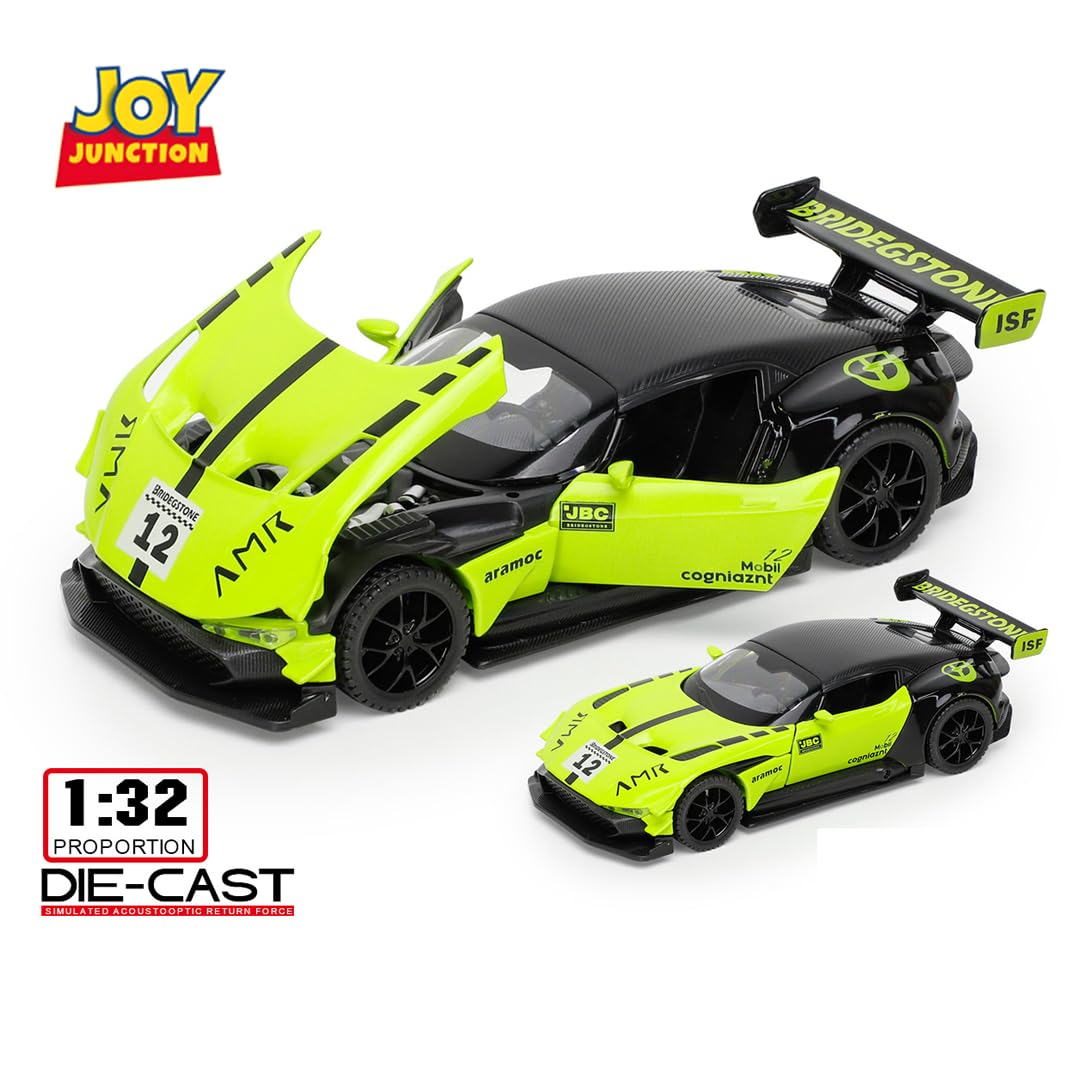 Die-Cast Metal Car jj90  Neon Green