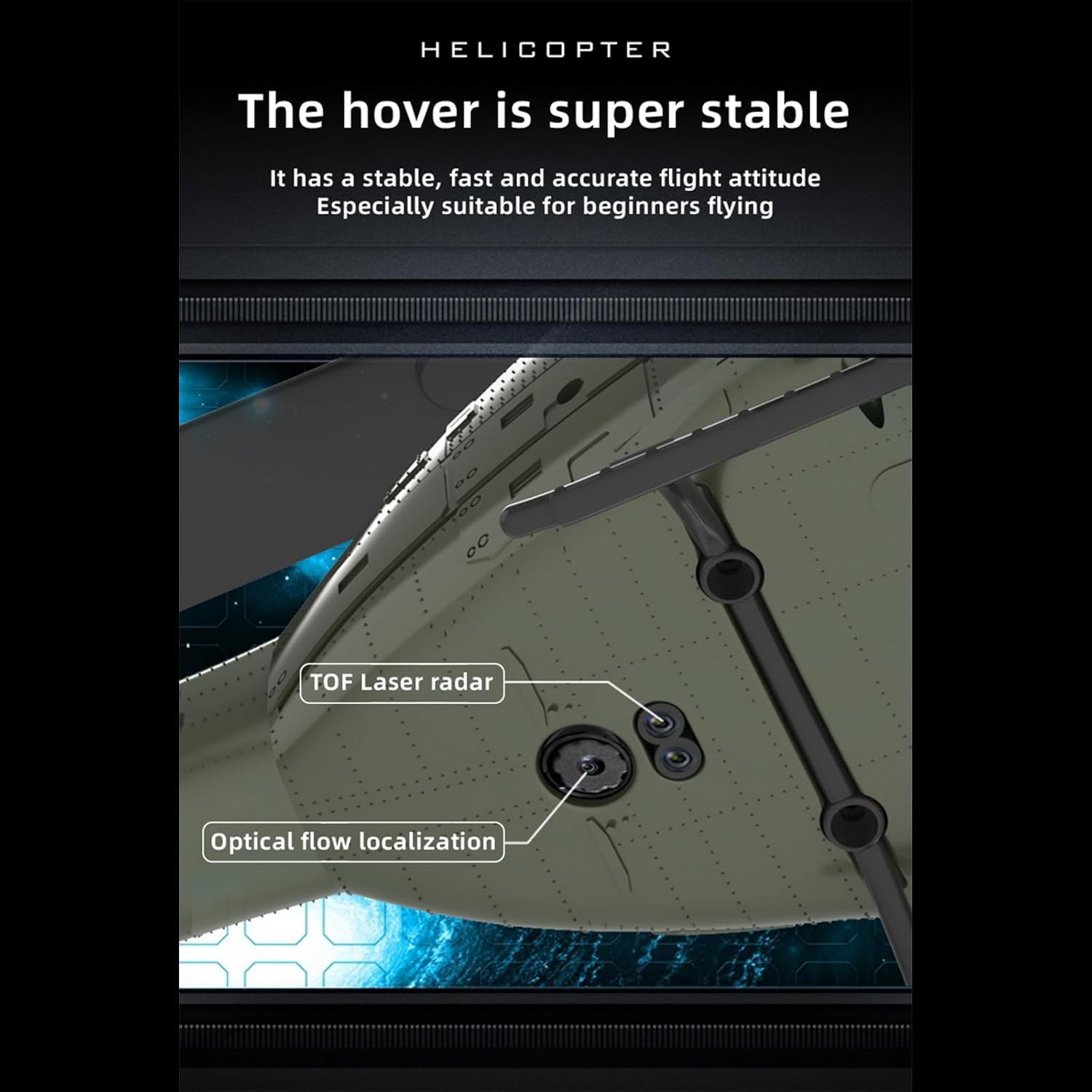 RC Helicopter Aircraft Heli Maintain Altitude with Fly Upside Down 3D Rolling