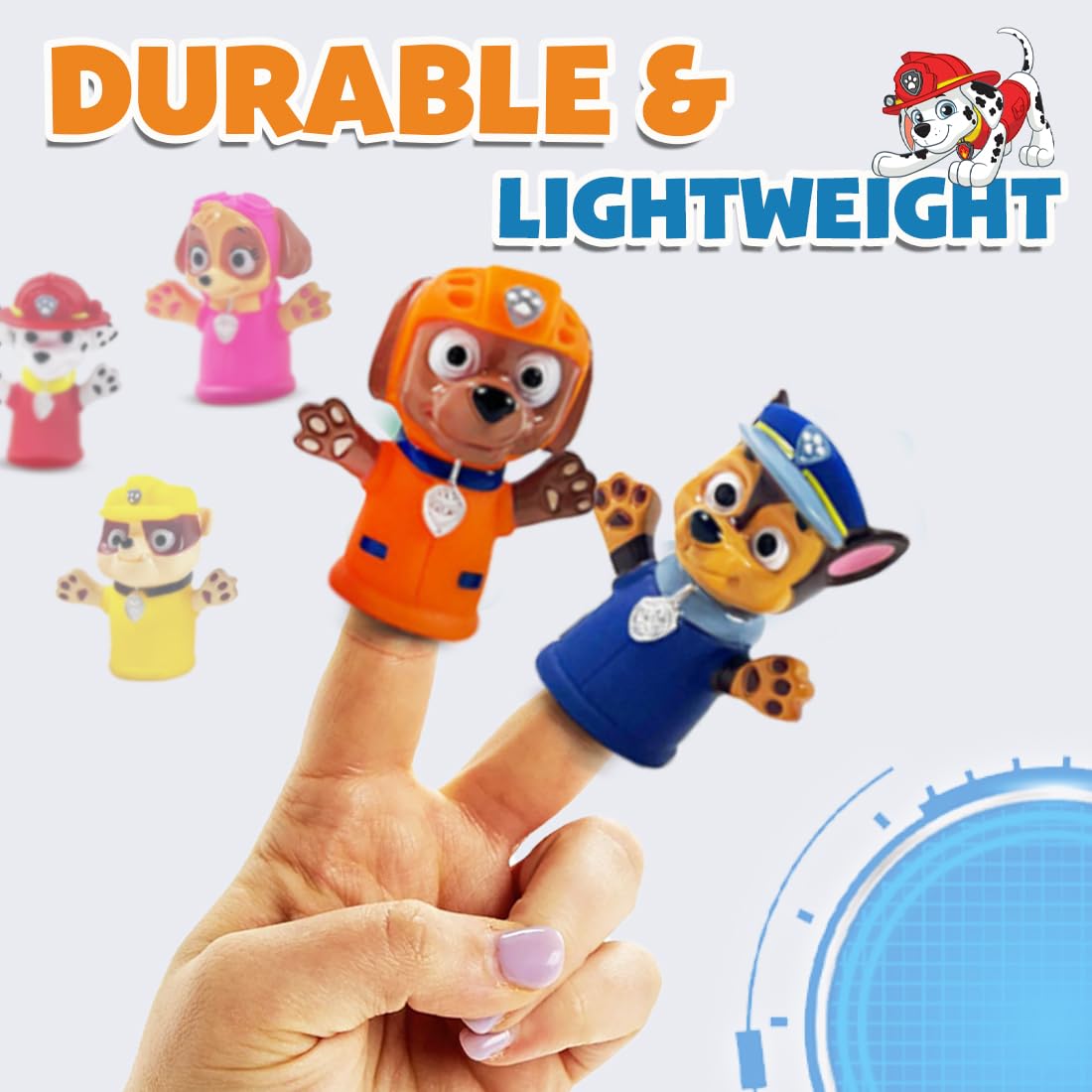 5 Pcs Paw Patrol Finger Puppet Toy
