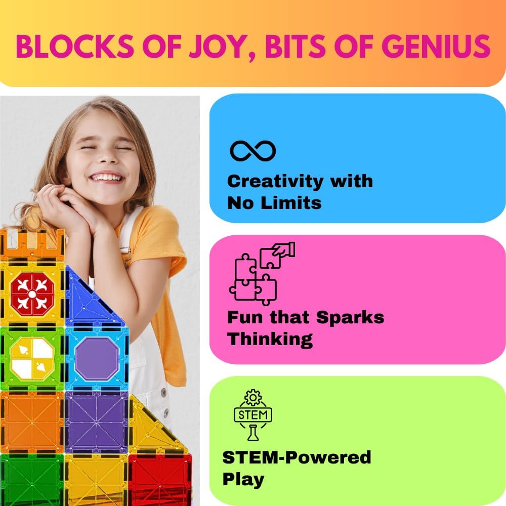 Magnetic Marble Run ball building blocks