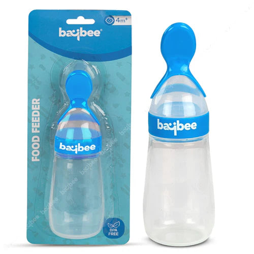 Food Squeeze Feeder Anti-Colic & BPA Free with Spoon