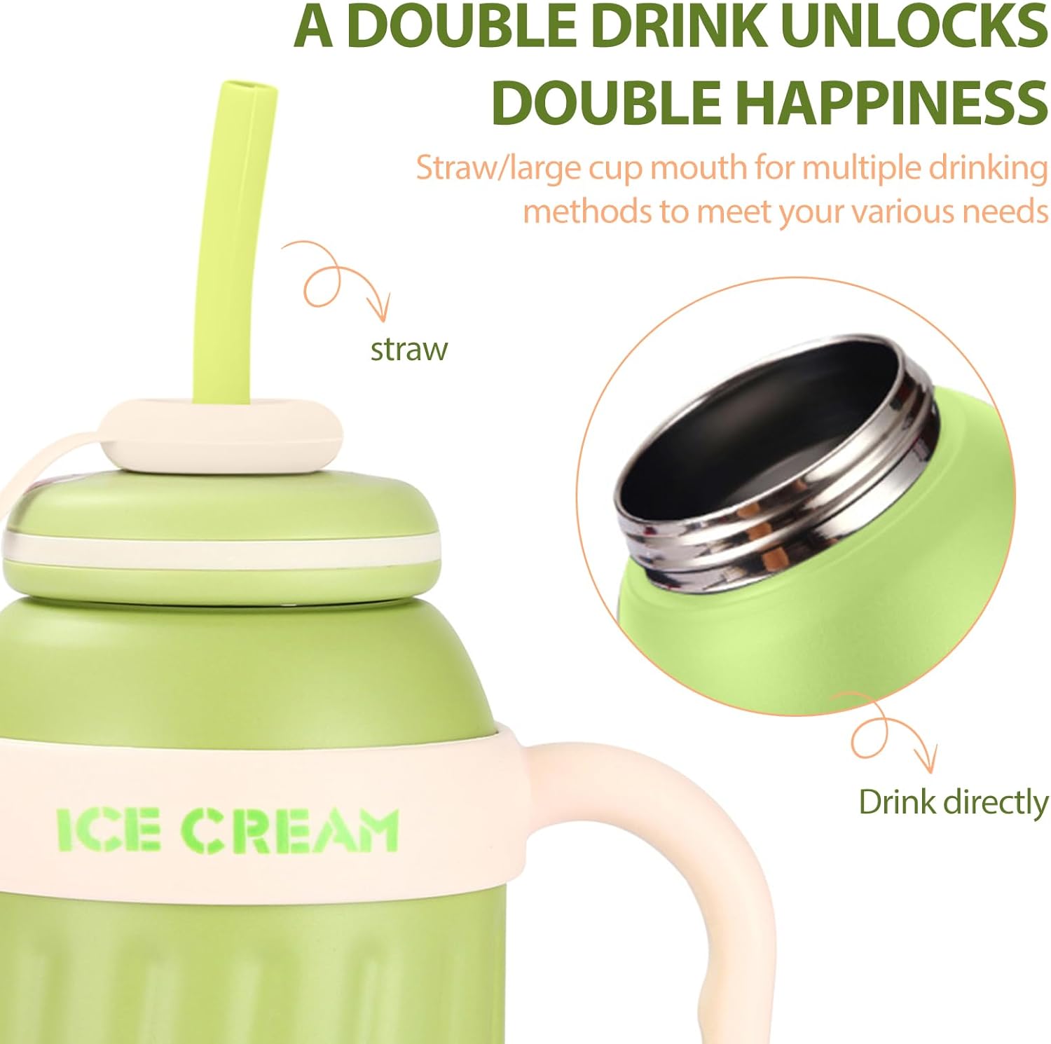 Water Bottle  (green)