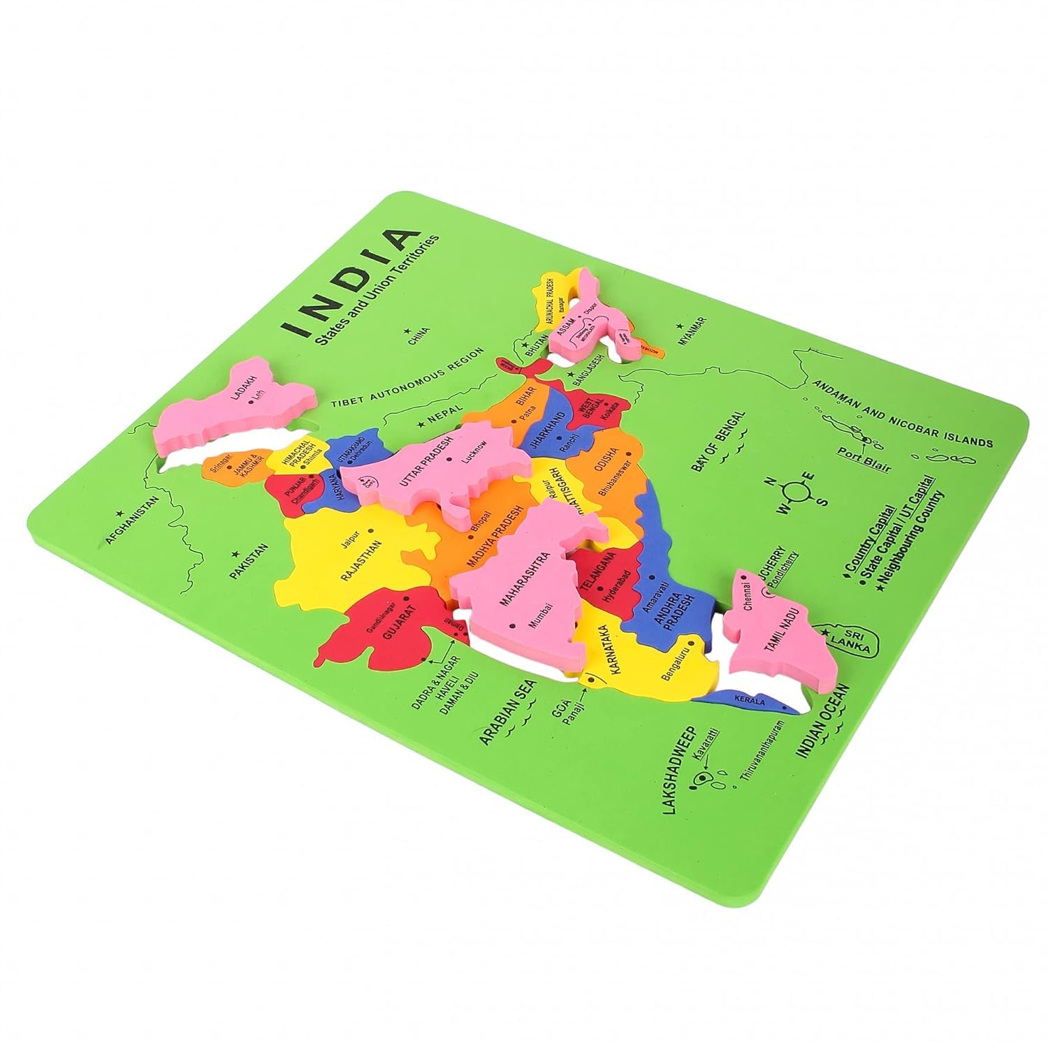 India Map Puzzle Game Set