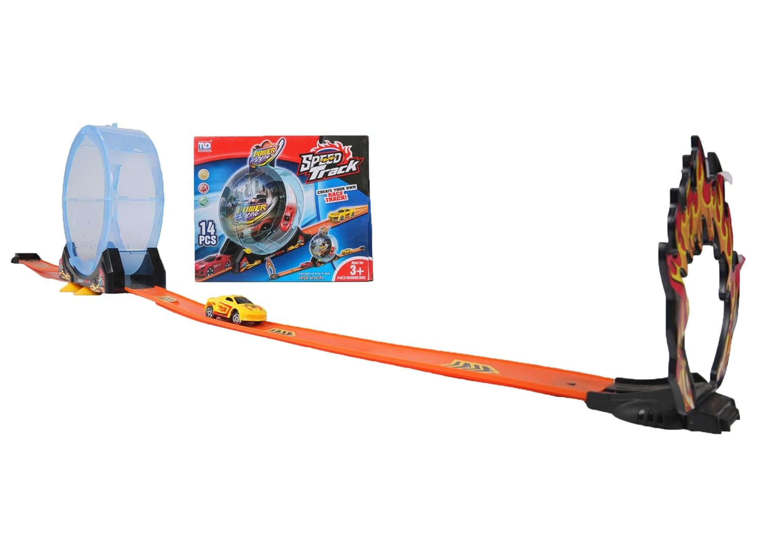 Track Set 14 Pcs – 360° Spinway Loop