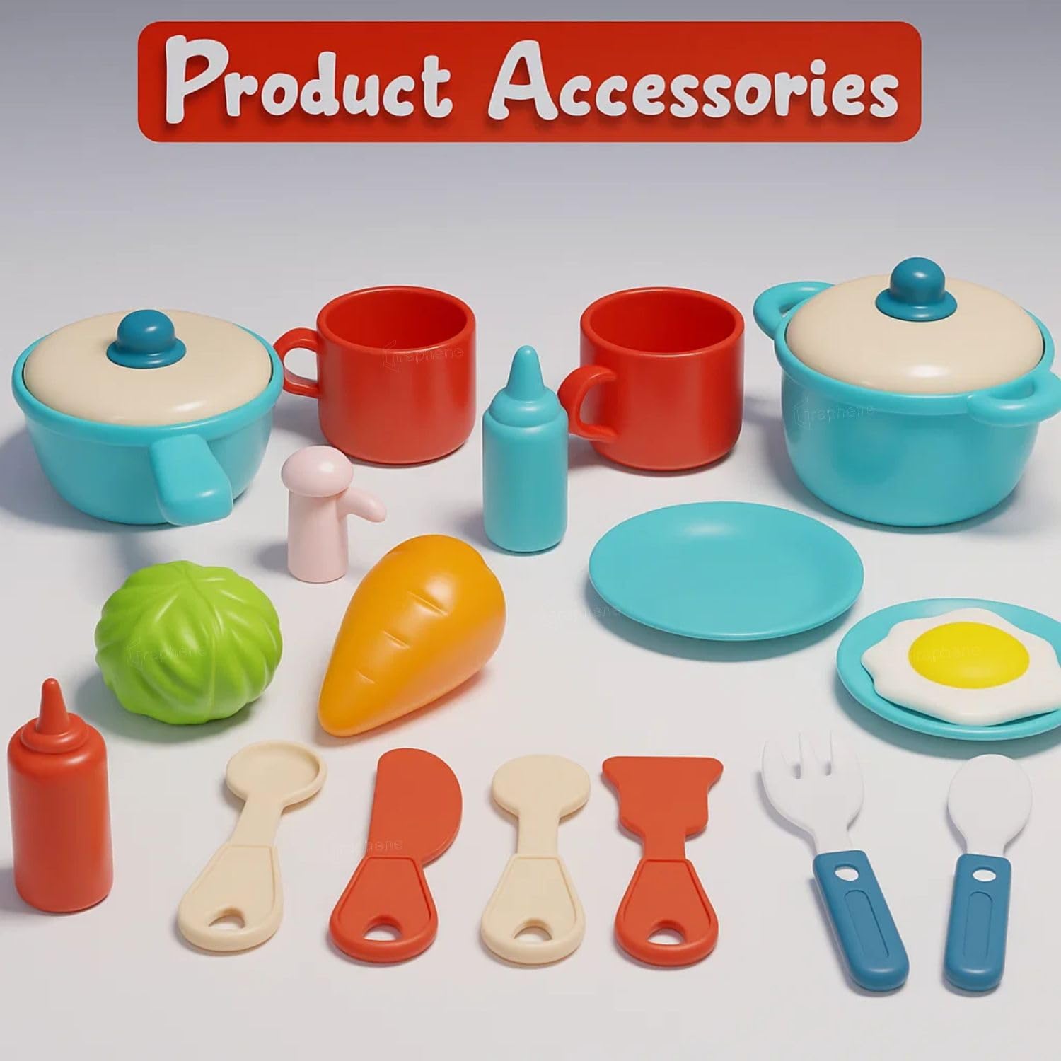 3 in 1 Kitchen Suitcase for Kids