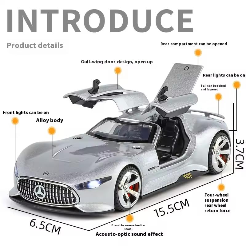 Die cast Marcades Benz AMG Vision GT Supercar