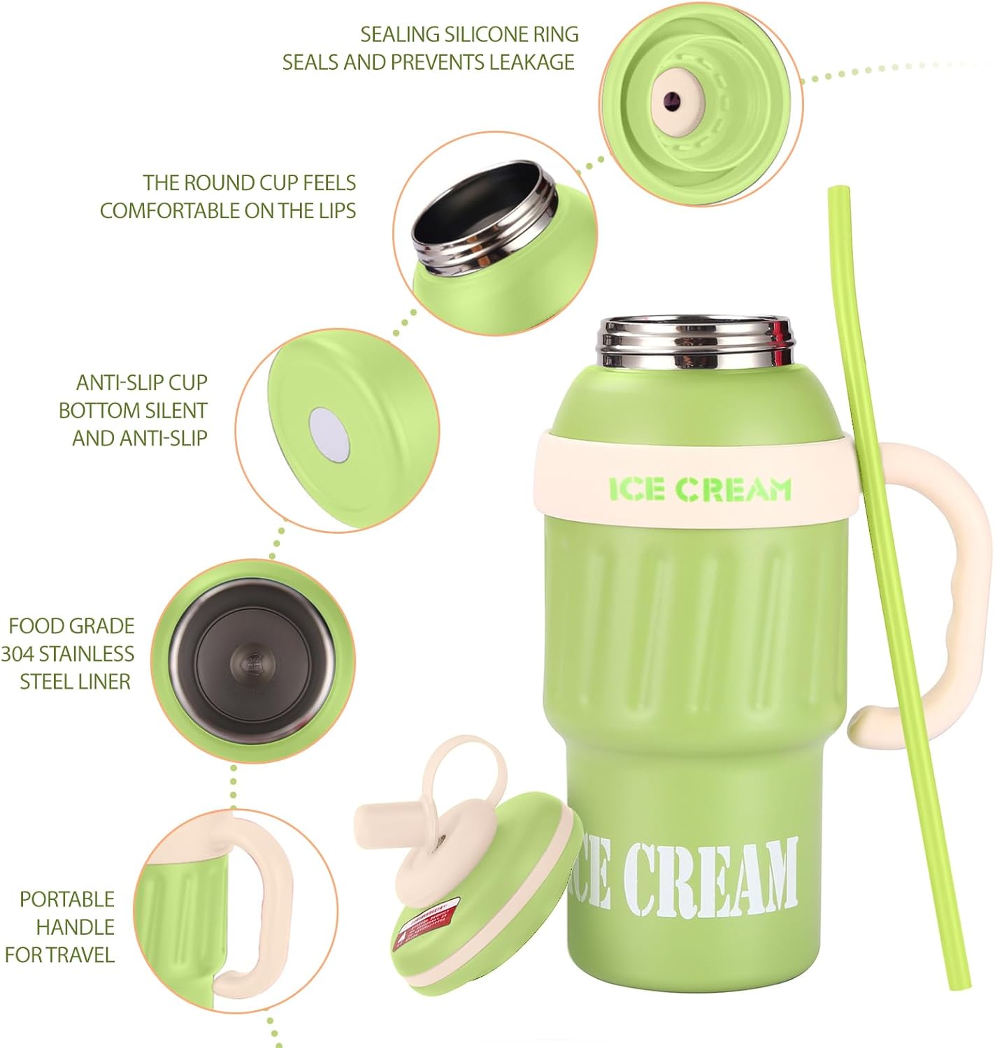 Water Bottle  (green)