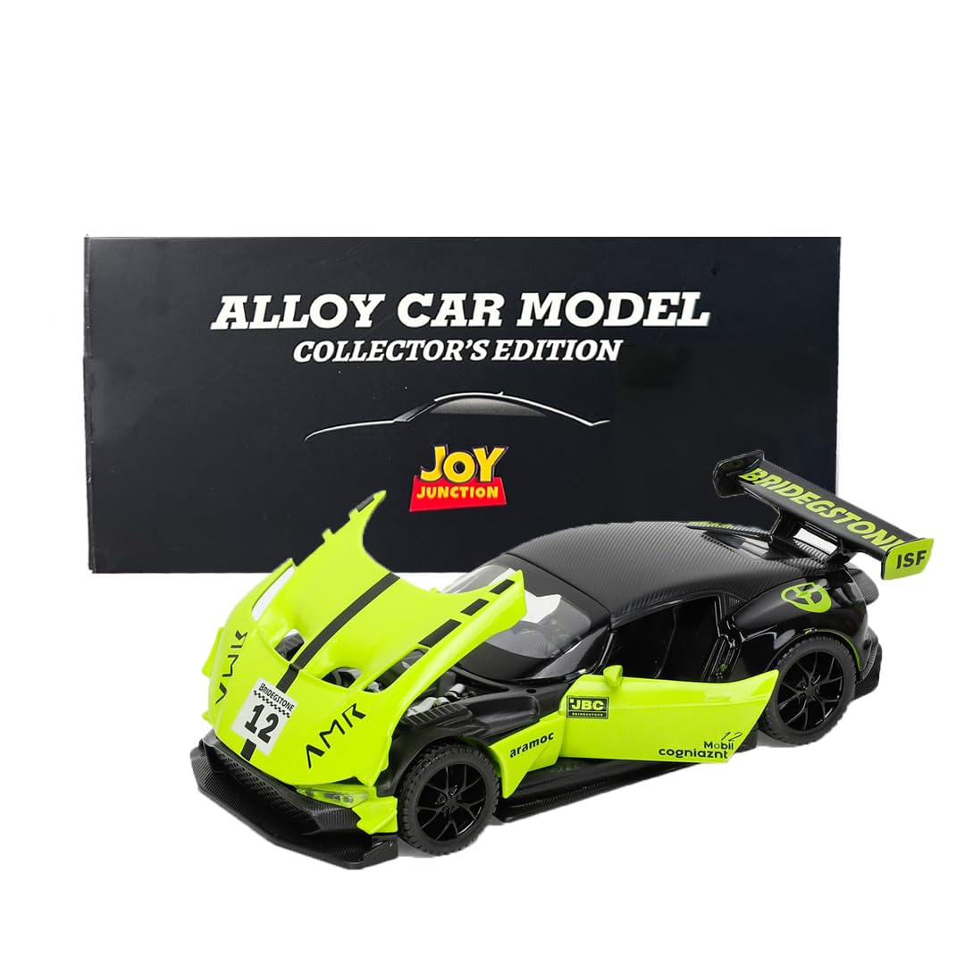 Die-Cast Metal Car jj90  Neon Green