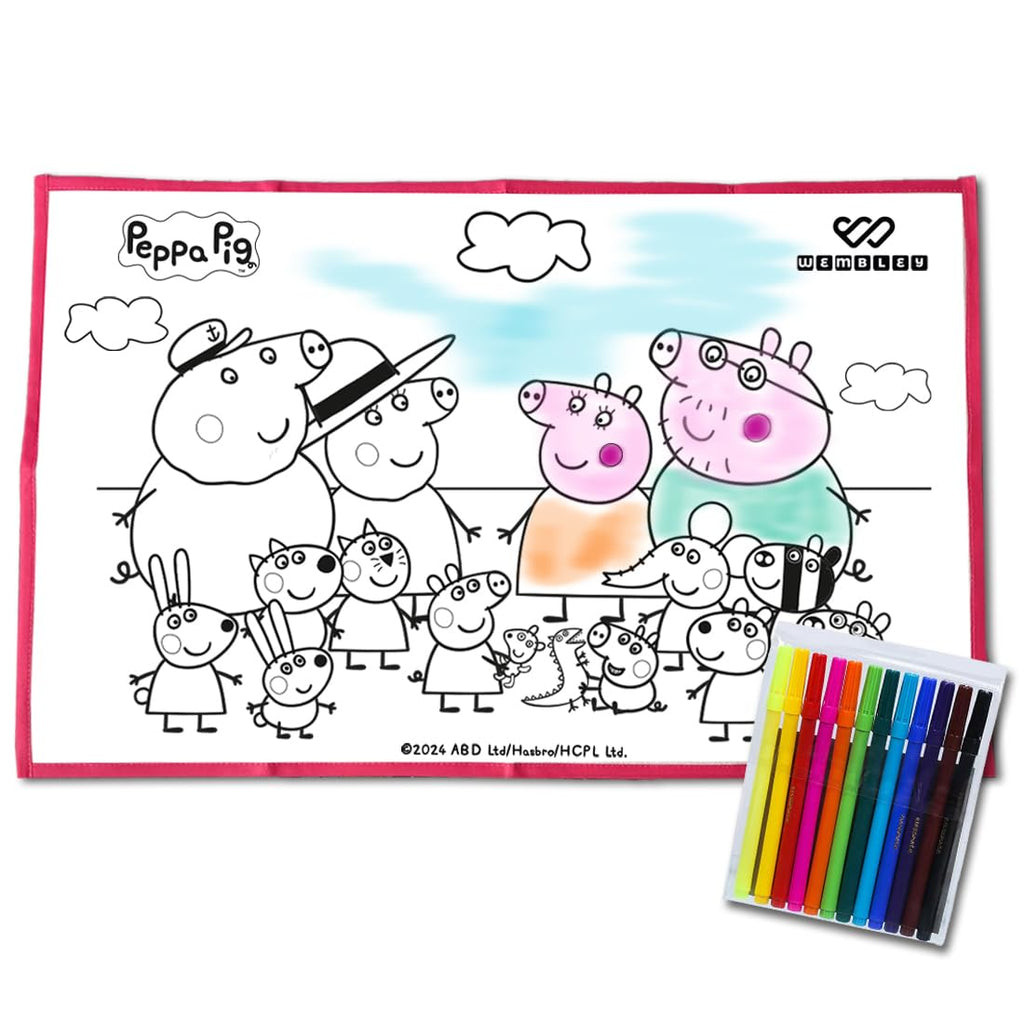 Peppa Pig Coloring Mat