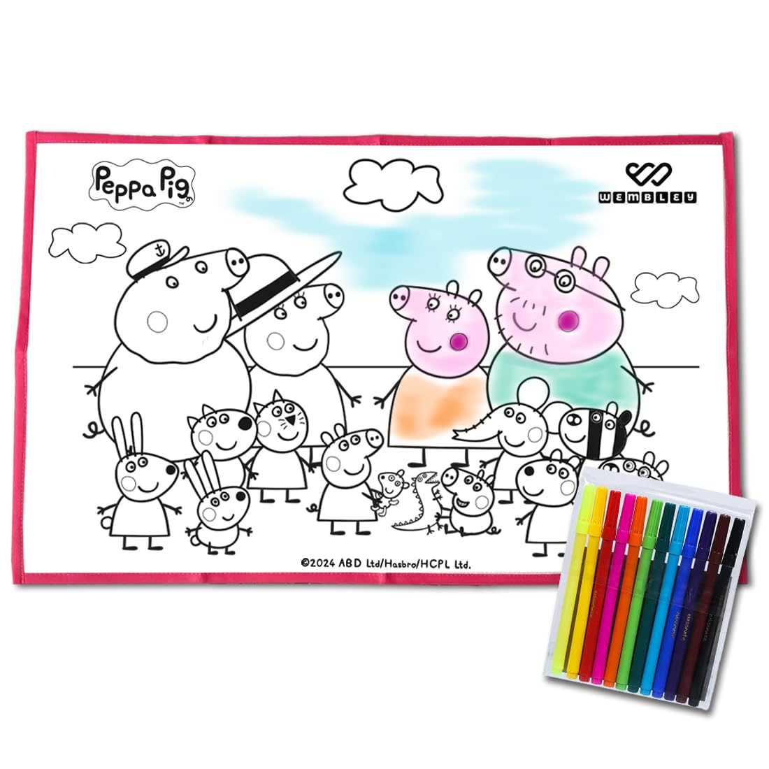 Peppa Pig Coloring Mat
