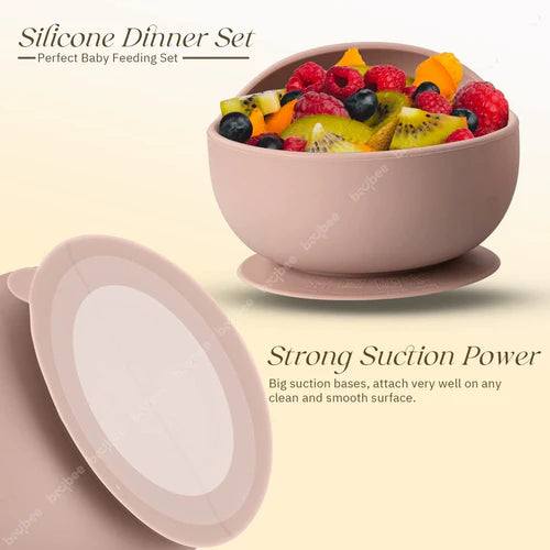 Silicone Baby Feeding Solid Set Of 6 Pcs