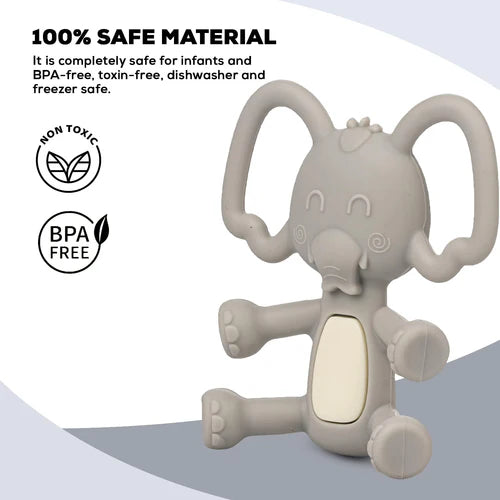 Elephant Silicone Teether for Baby