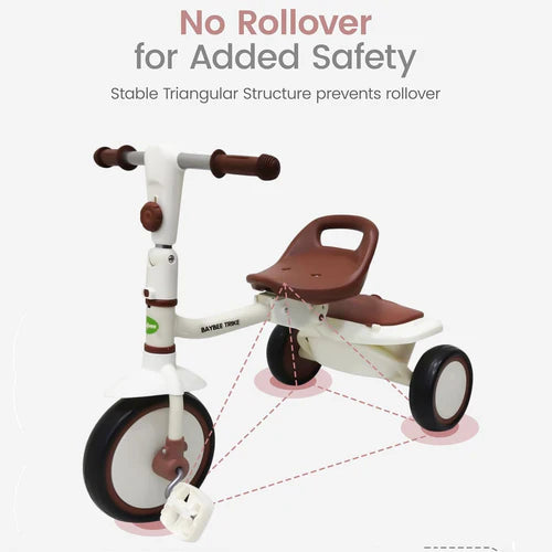 Baby Trycycle Trikidz White