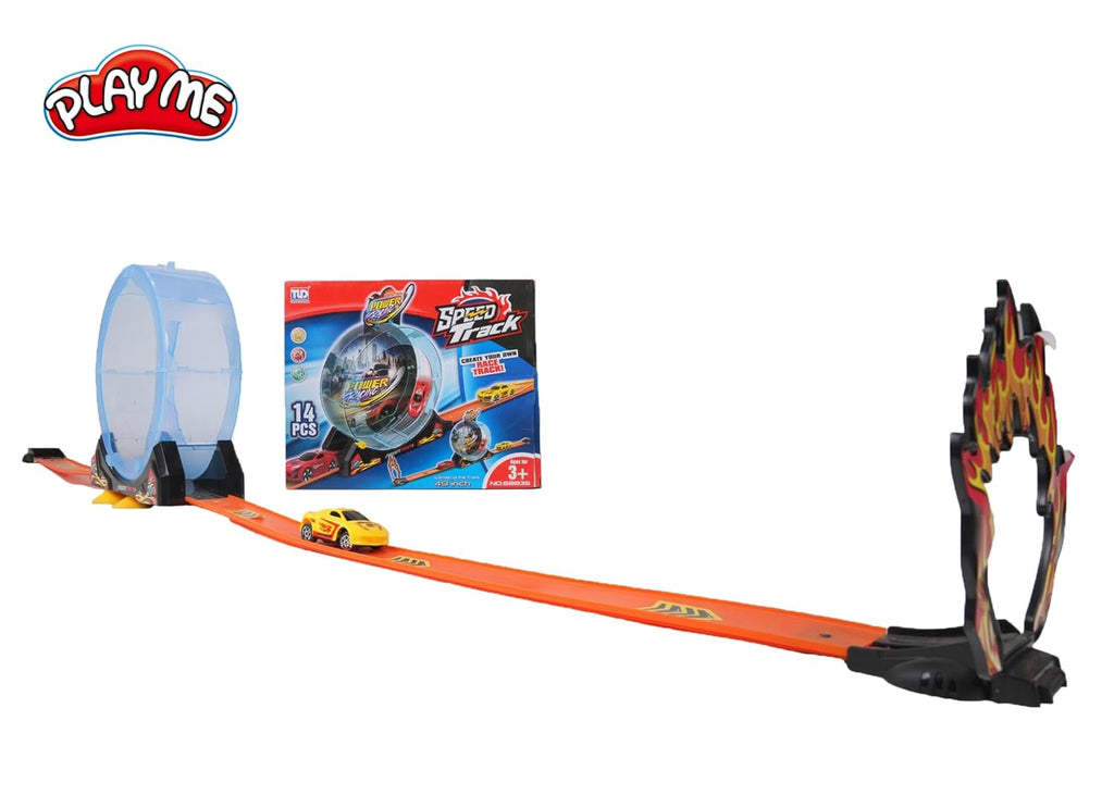 Track Set 14 Pcs – 360° Spinway Loop