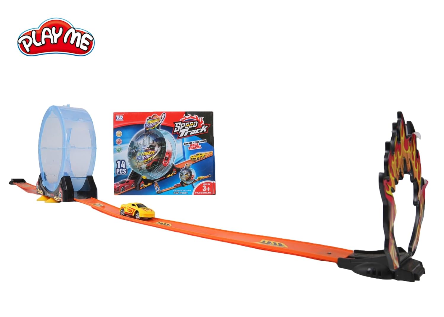 Track Set 14 Pcs – 360° Spinway Loop