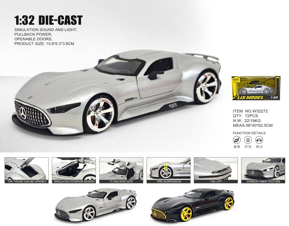 Die cast Marcades Benz AMG Vision GT Supercar