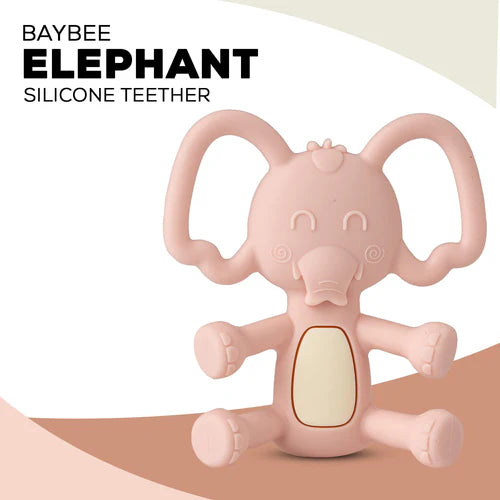 Elephant Silicone Teether for Baby