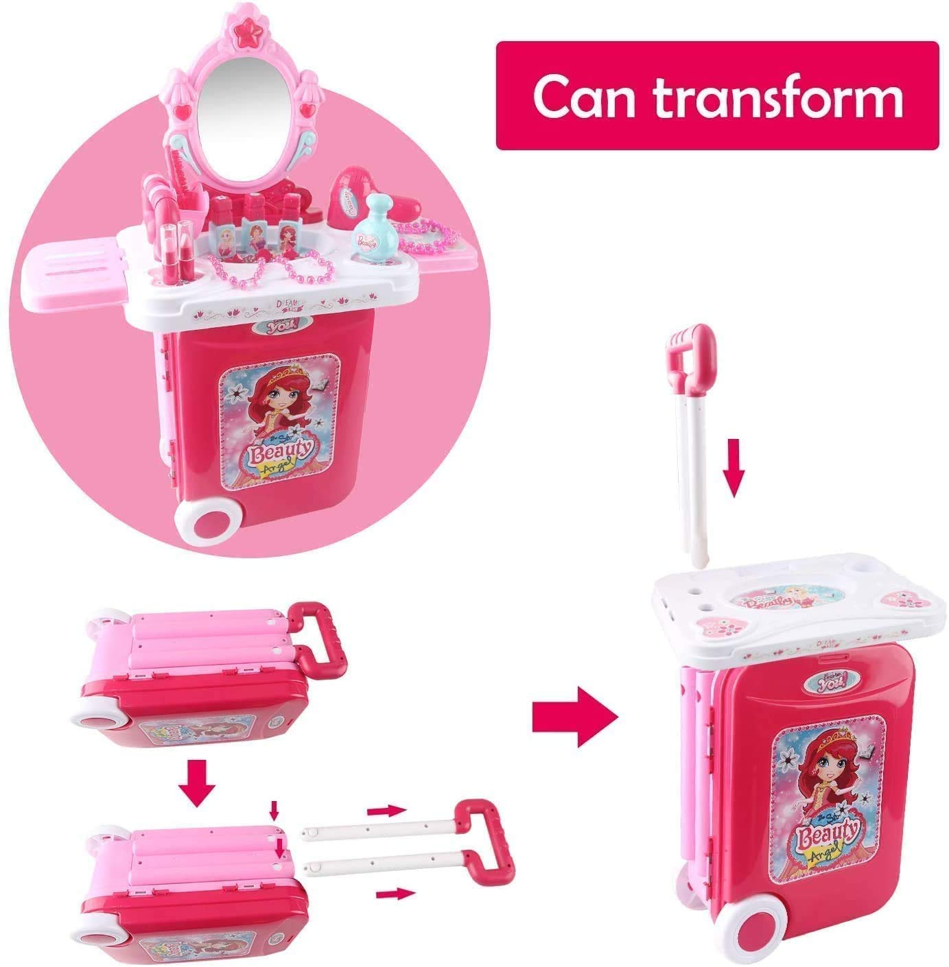 3 In 1 Beauty Set With Suitcase