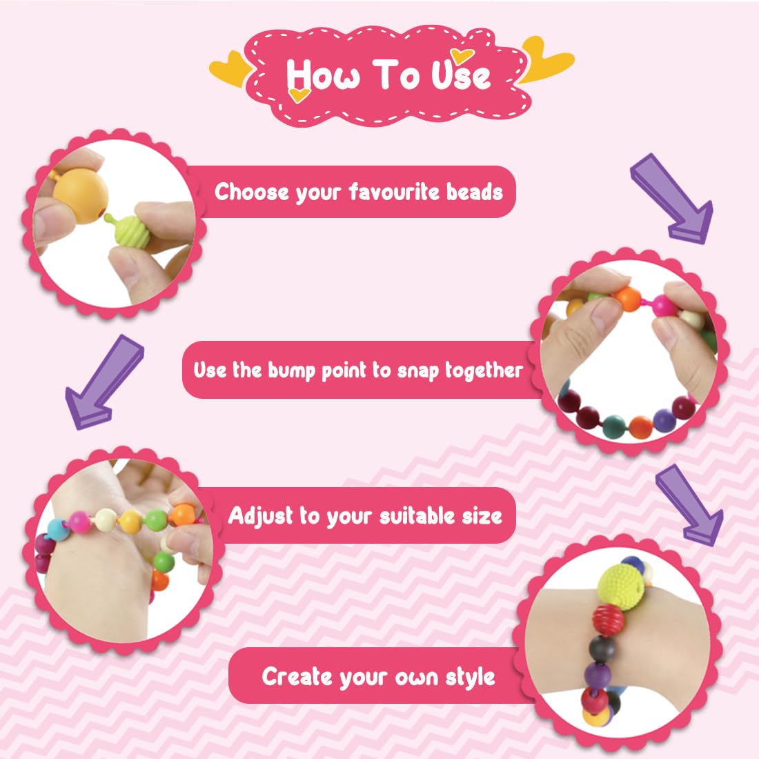 DIY Bracelet Necklace Rings Craft Kits