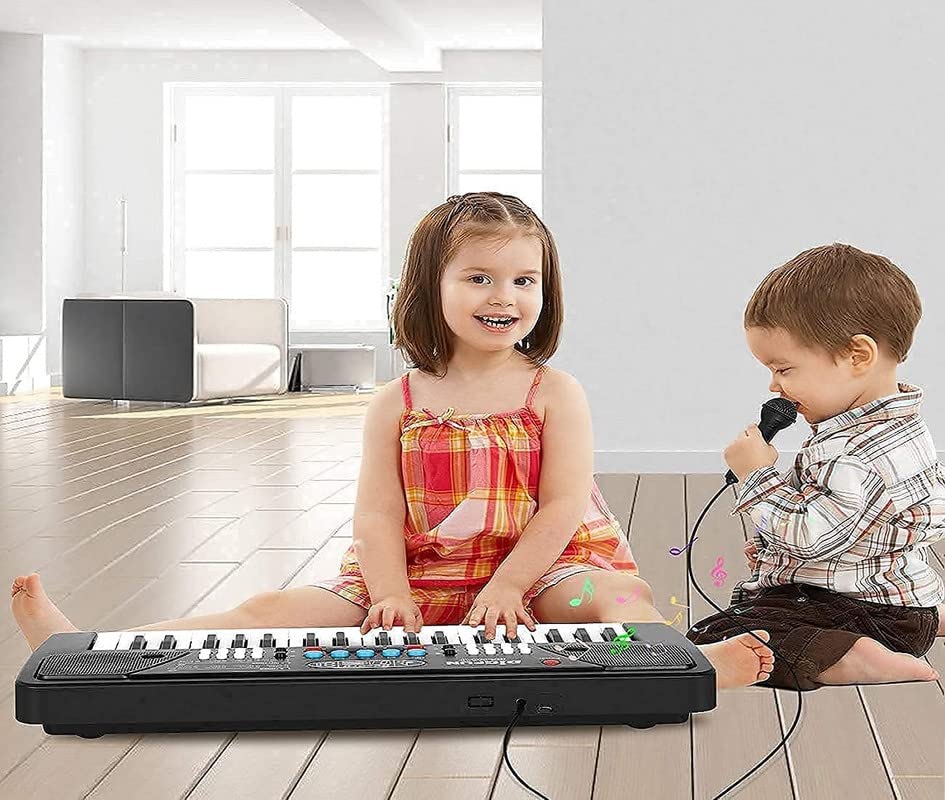 VEBETO Kids Piano with Mic 