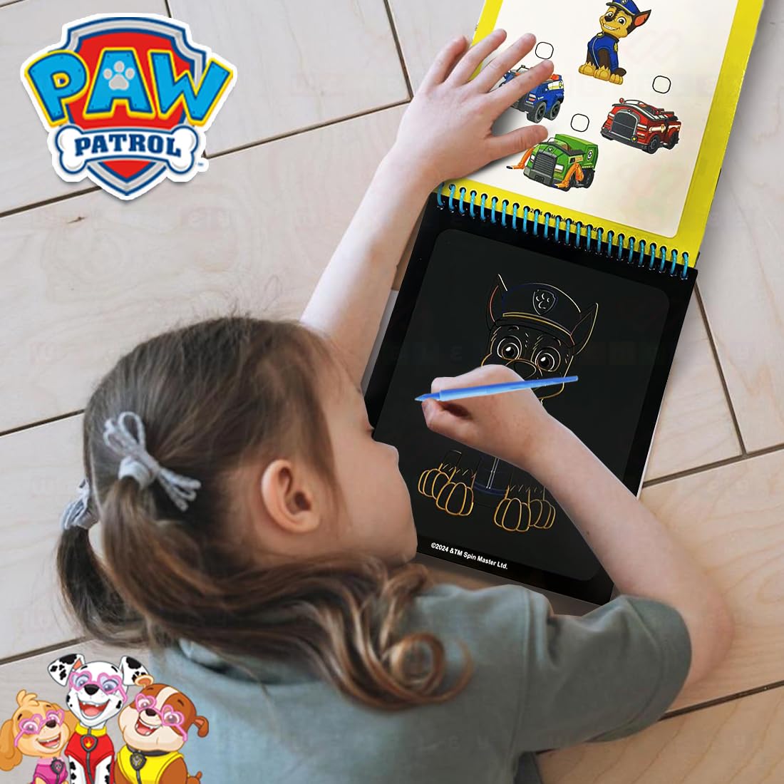 Paw Patrol Scratch Art Book