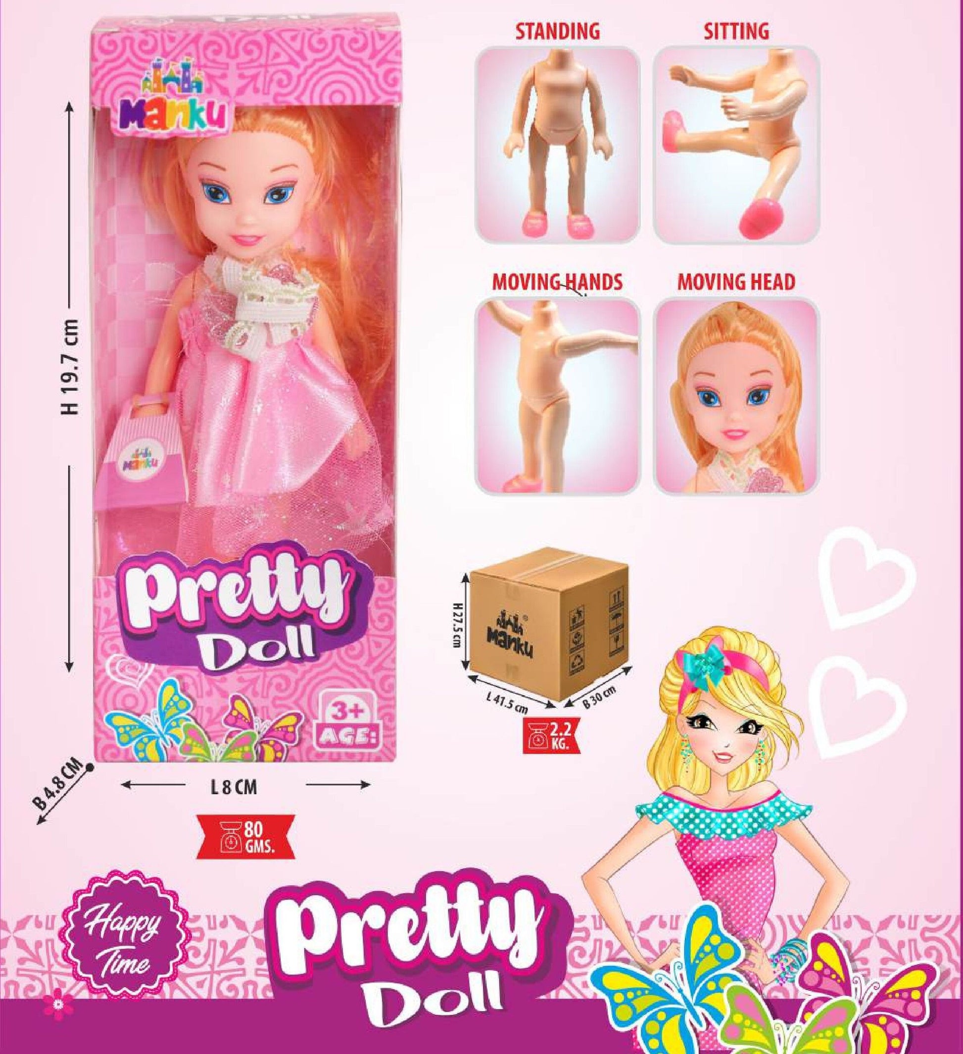 MANKU  PRETTY BOX DOLL