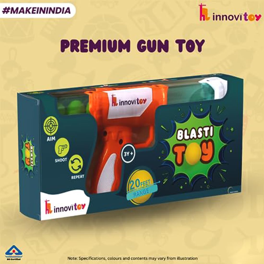 Blasti Toy Gun with Six Blaster Balls