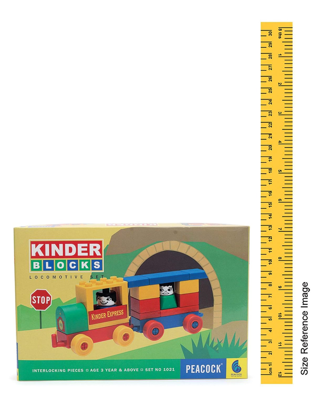 Kinder Block Locomotive Set (Multicolor)