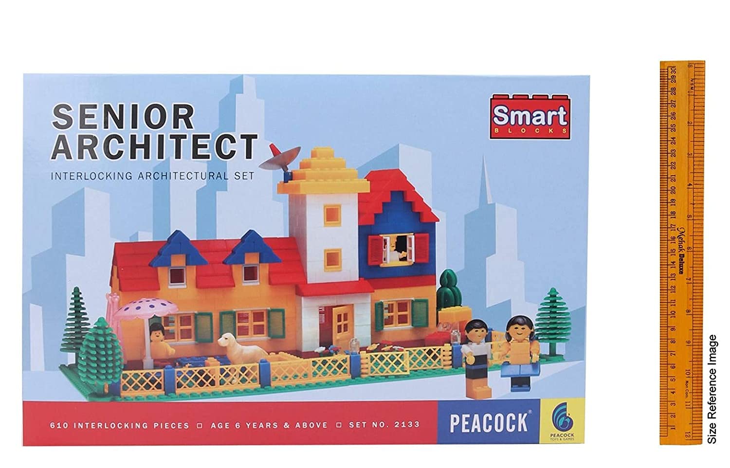 Peacock Senior Architect Block Set (Multicolor)