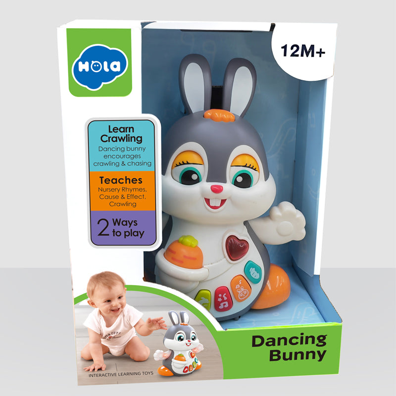 Dancing Bunnywith Music, Dancing, Flapping Ears, and Sound Effects