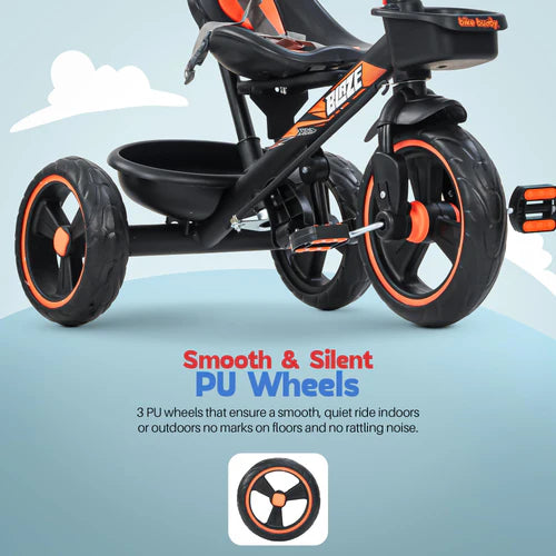 Baby Trycycle Blaze 2in 1 Convertable Orange