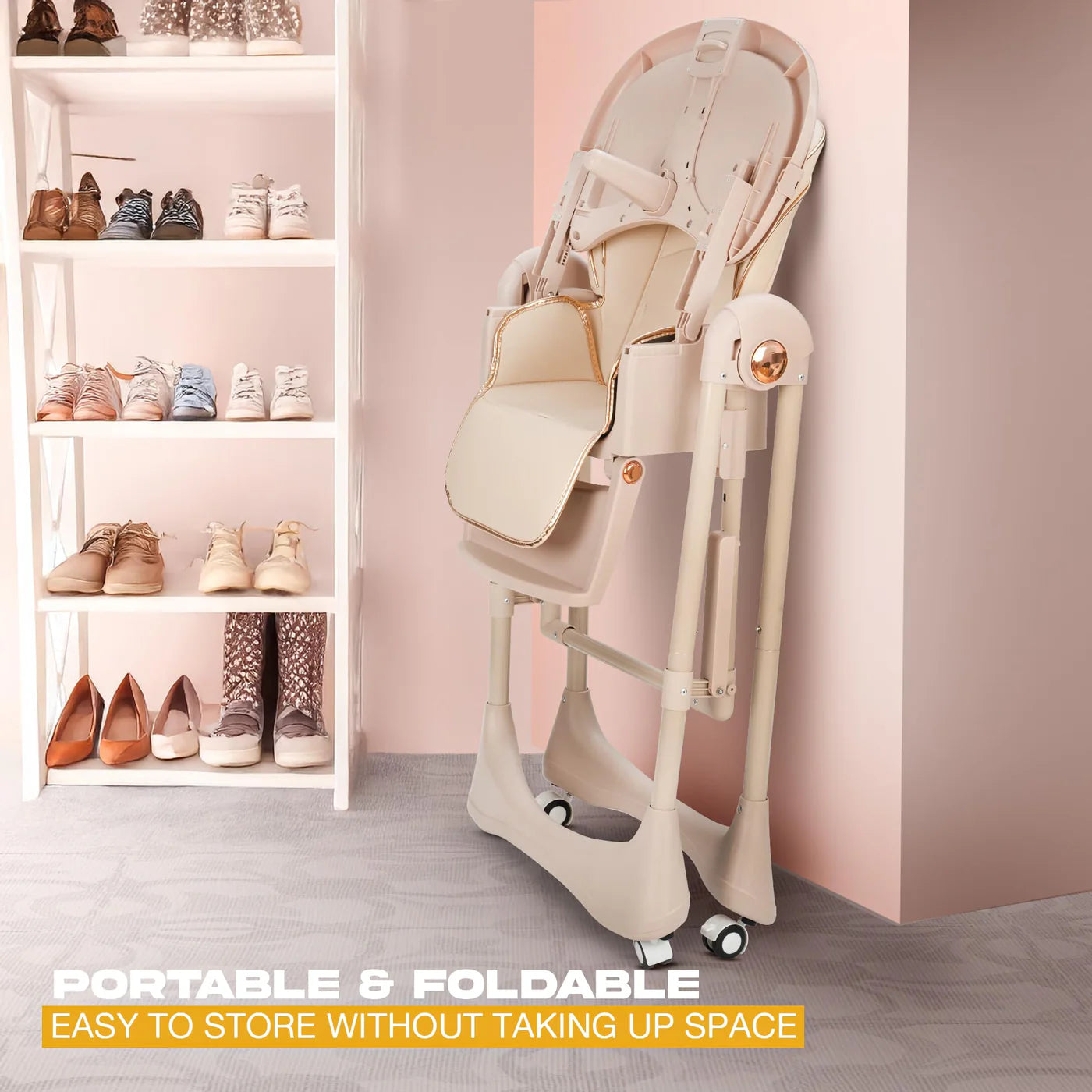 HIGH CHAIR  (BEIGE)