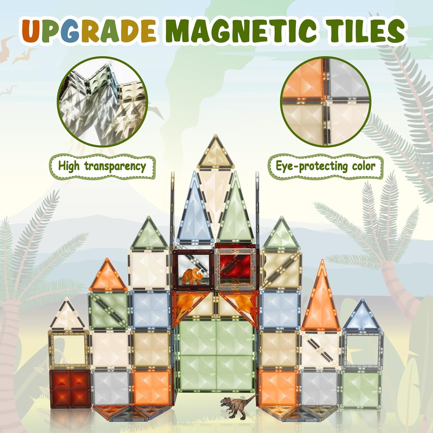 Magnetic Tiles Building Blocks -40pcs