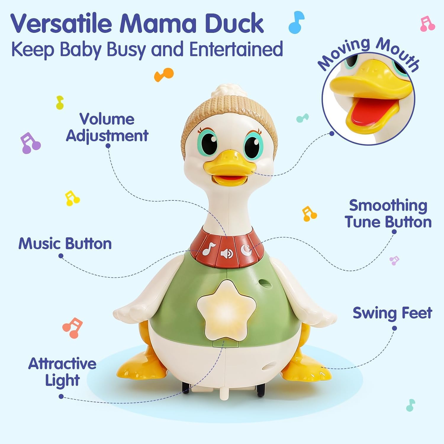 Waddling Duck Family