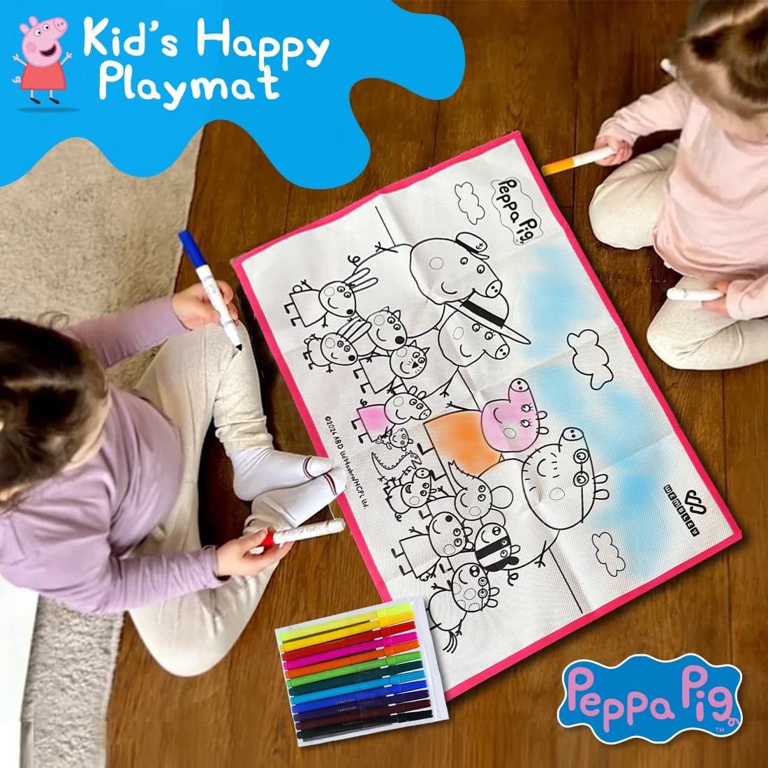 Peppa Pig Coloring Mat