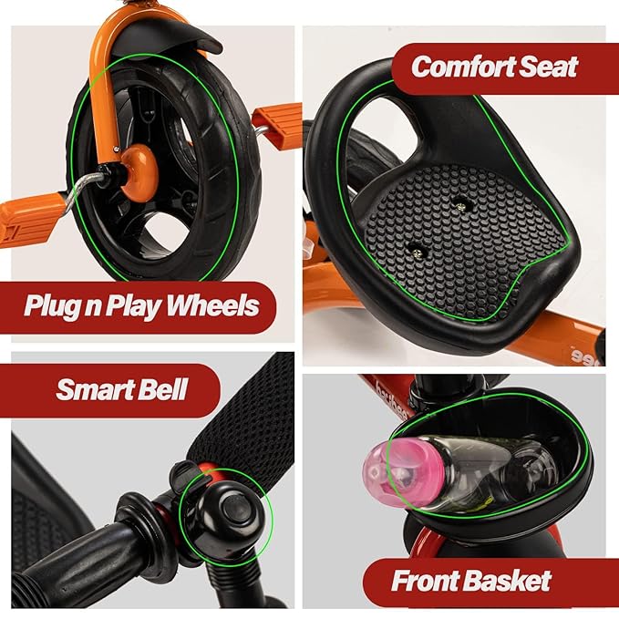 Baby Trycycle Orange (R001ST) Maze