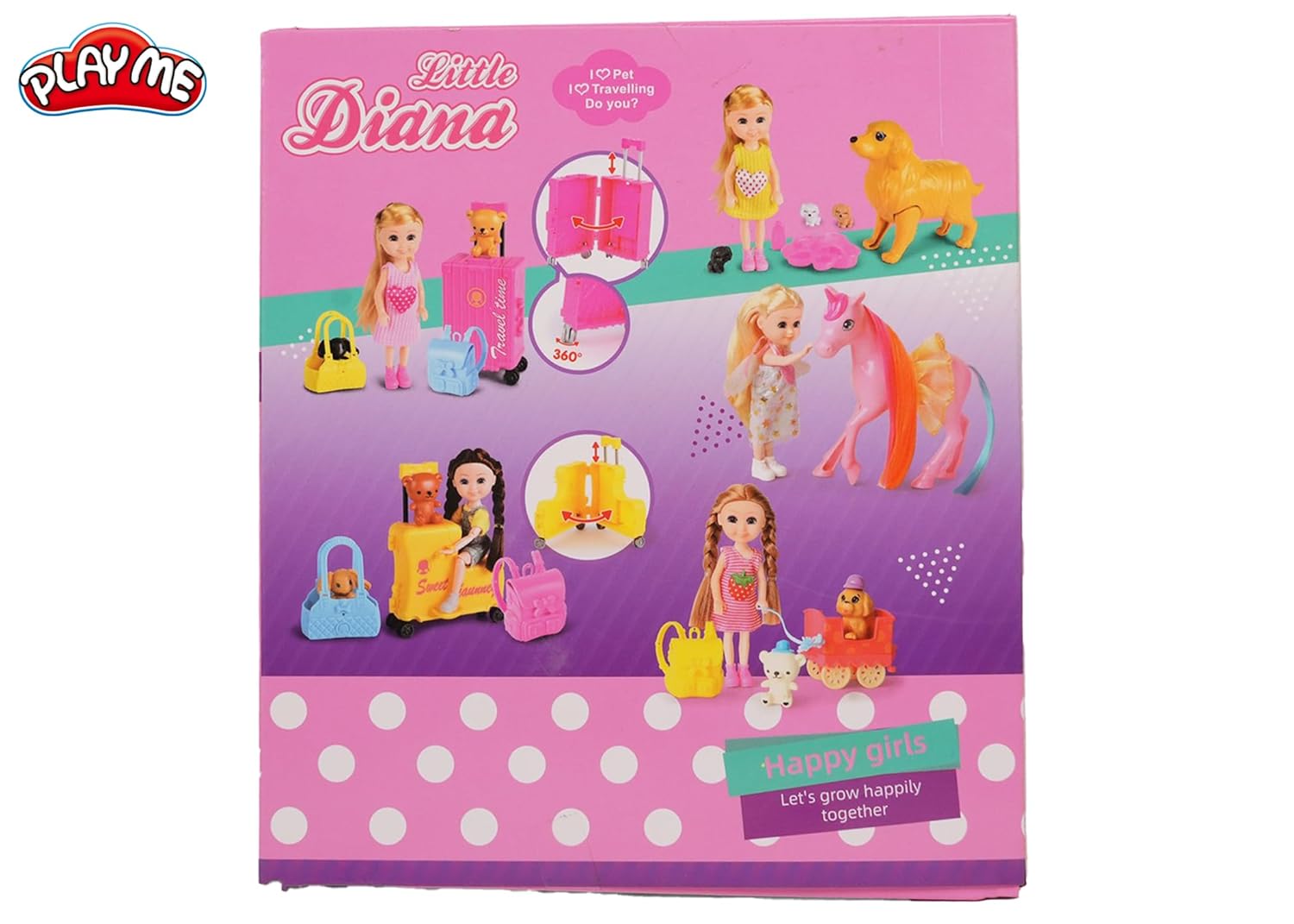 LAY ME Toys Diana Doll Set