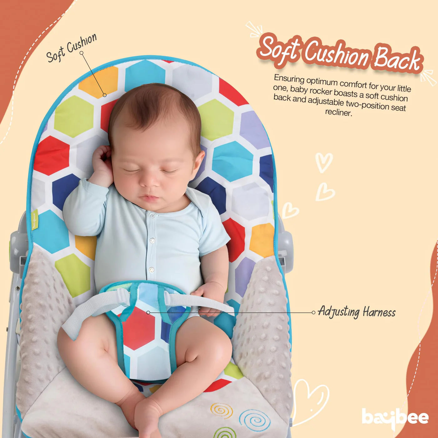 Bella Baby Rocker and Chair ( GREEN )