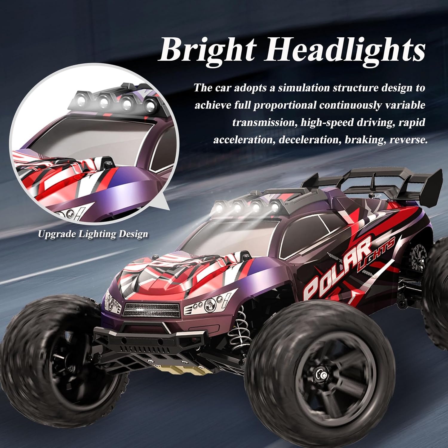 POLAR LIGHTS 1/10 SCALE HIGH SPEED MONSTER TRUCK