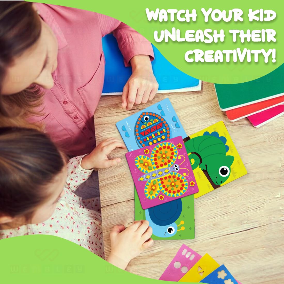 Wembley Art Kit Foam Sticker Book