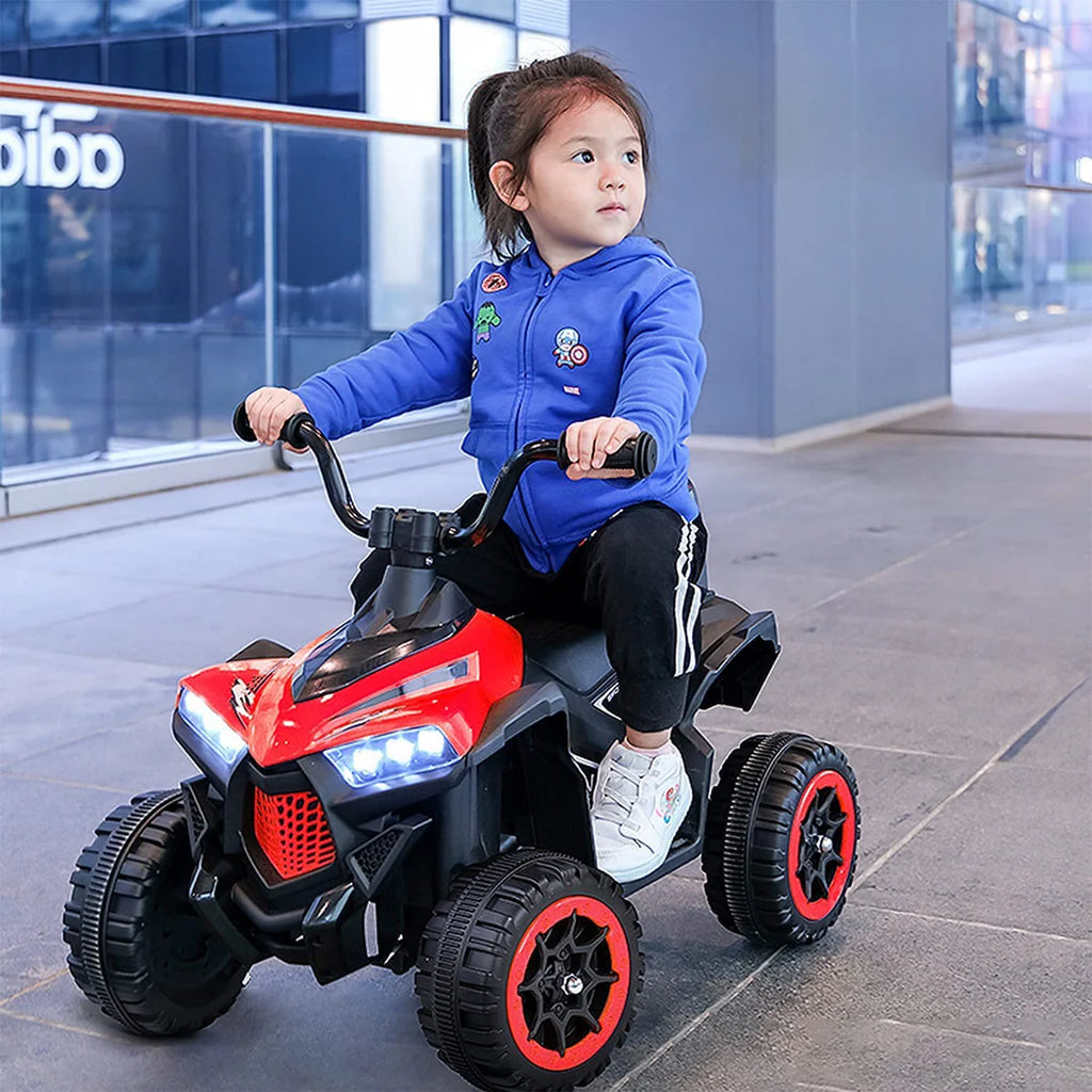 Monster ATV Rechargeable Battery Operated Electric Kids Bike  (RED)