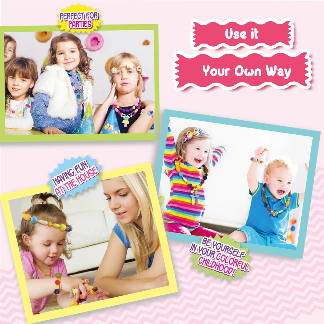 DIY Bracelet Necklace Rings Craft Kits