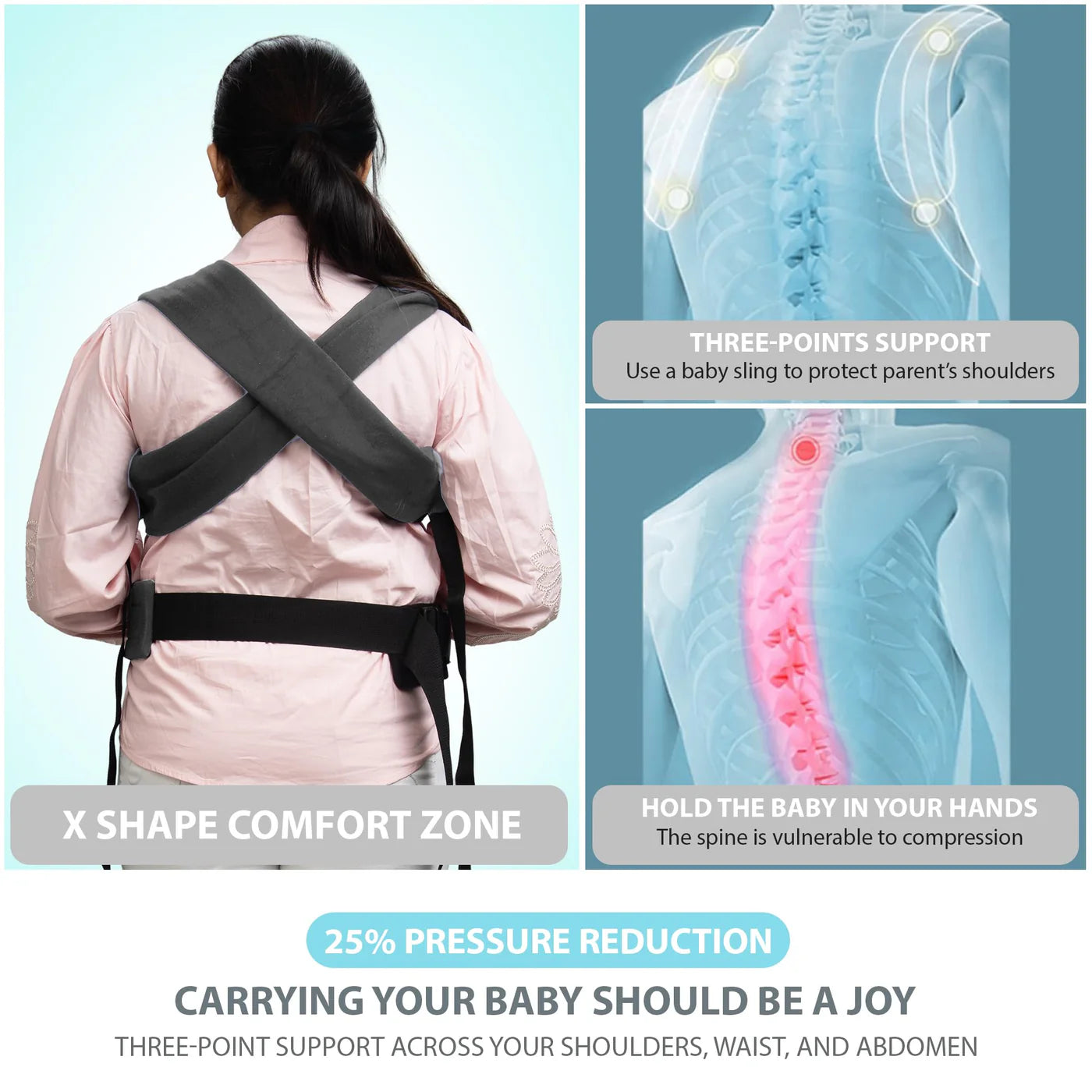 Baybee CozyNest Hip Seat Baby Carrier for New born Baby Carry Bags