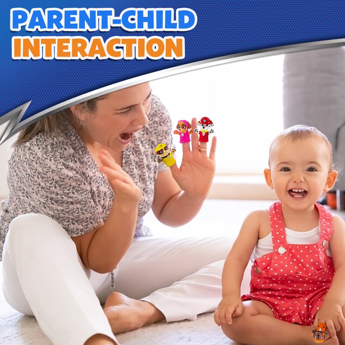 5 Pcs Paw Patrol Finger Puppet Toy