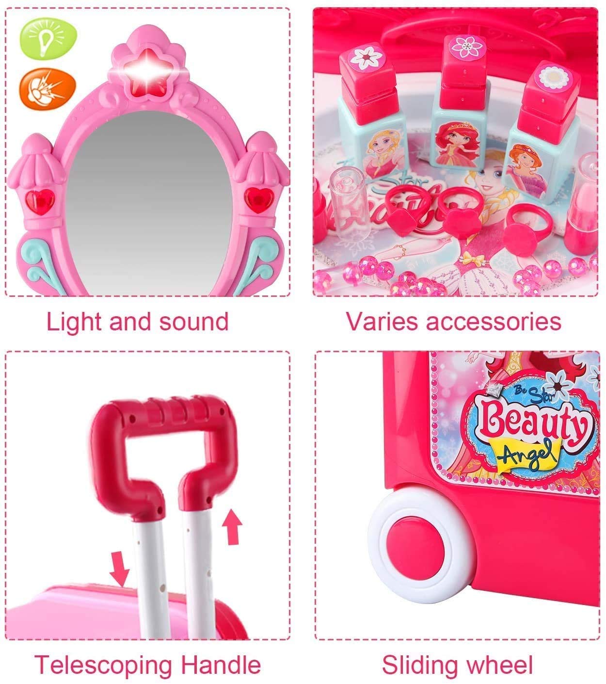 3 In 1 Beauty Set With Suitcase