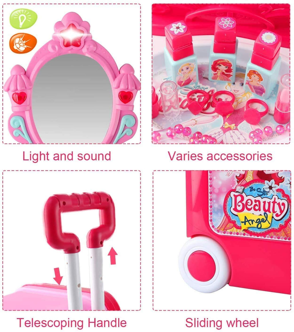 3 In 1 Beauty Set With Suitcase