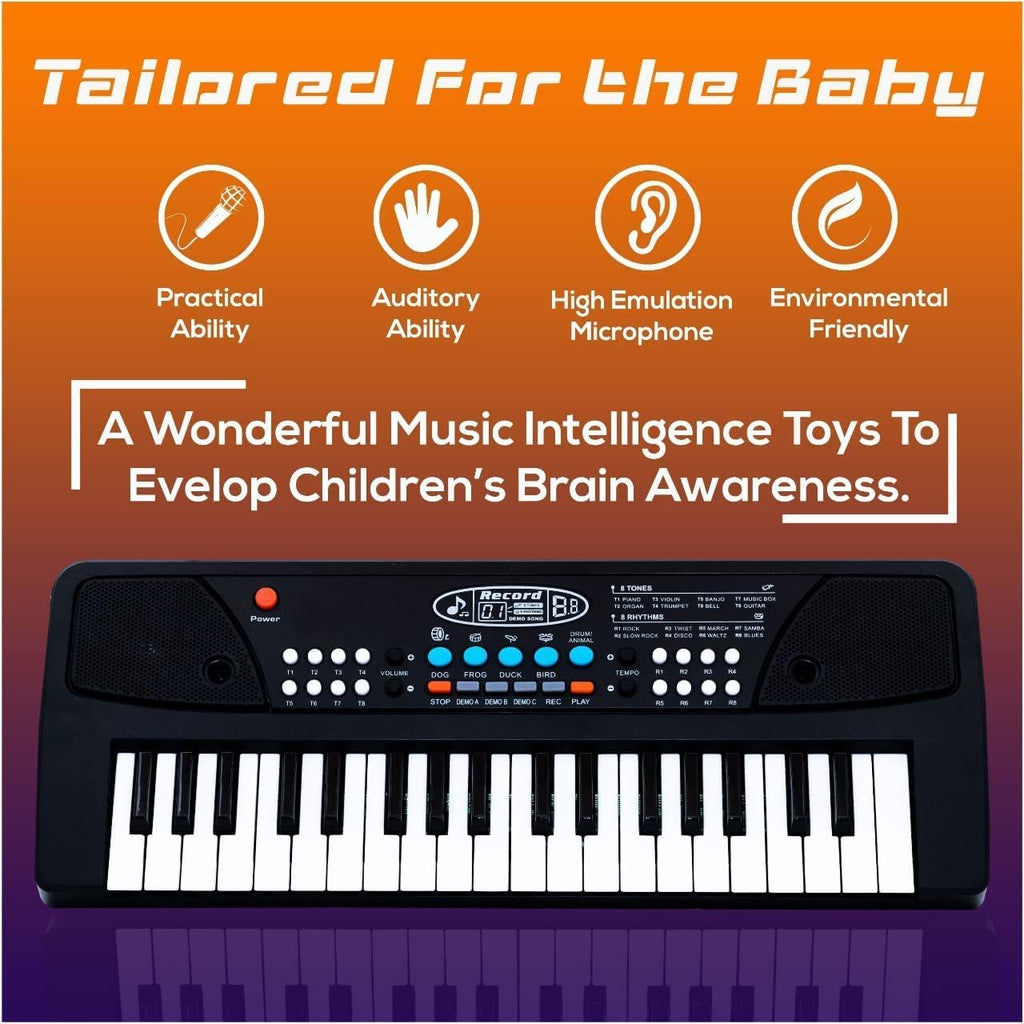 VEBETO Kids Piano with Mic 