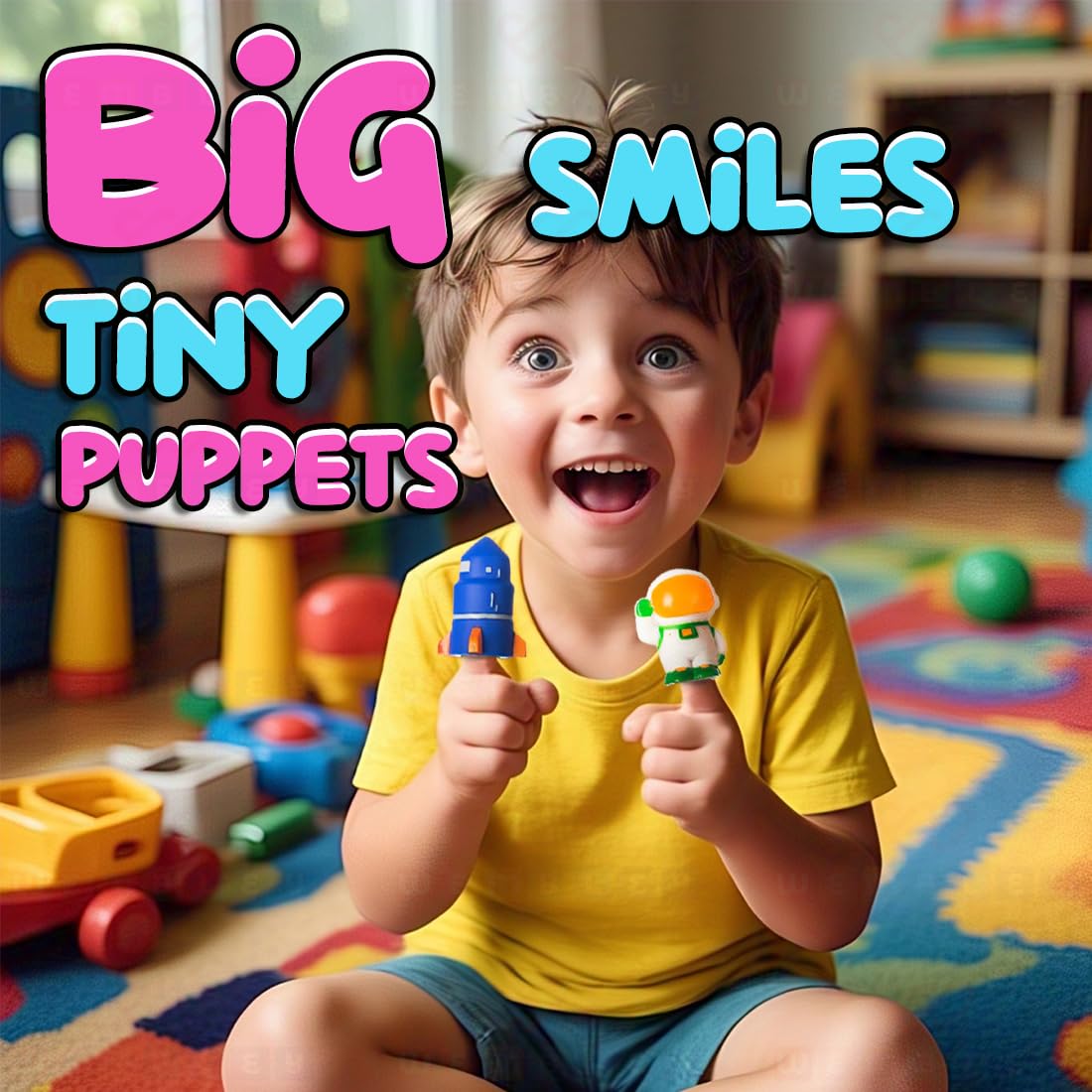 5 Pcs Space Finger Puppet Toy