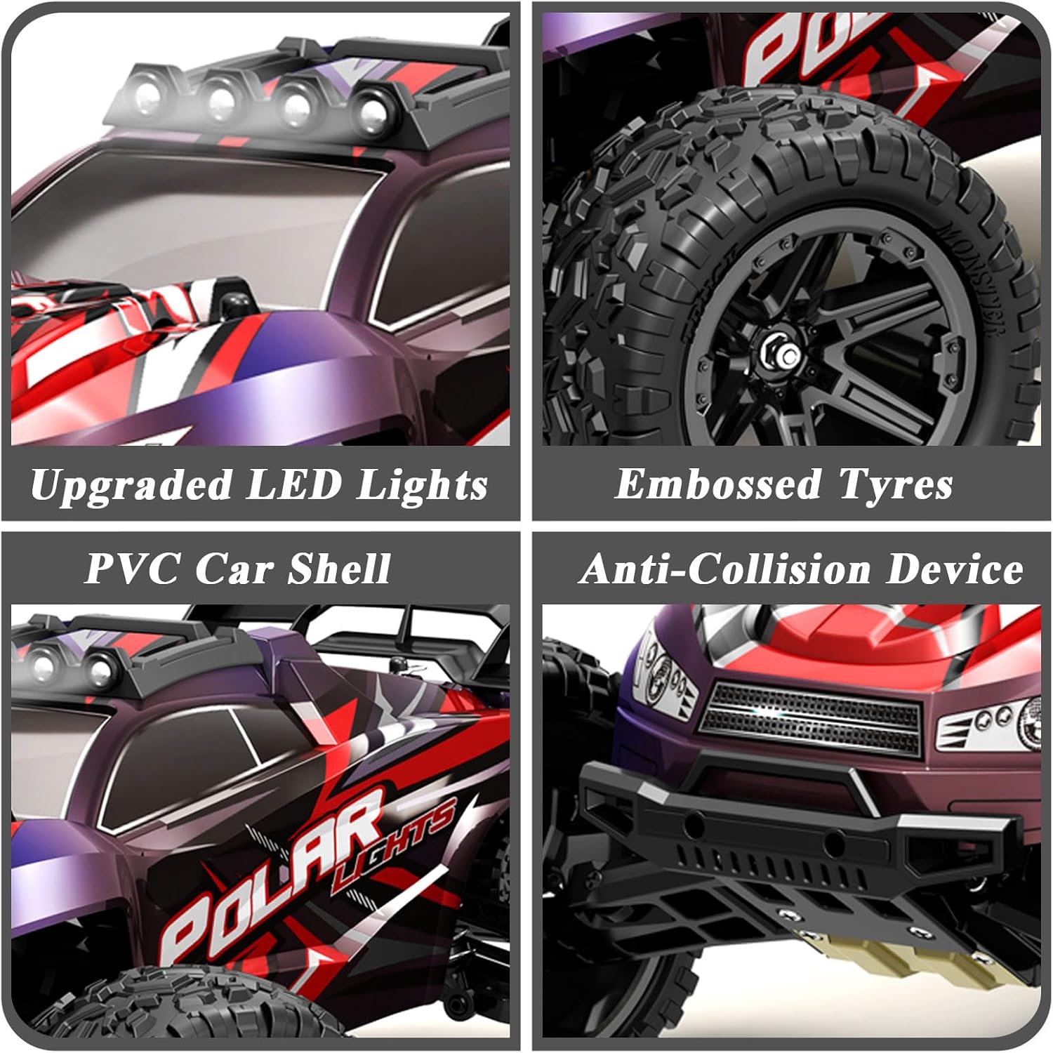 POLAR LIGHTS 1/10 SCALE HIGH SPEED MONSTER TRUCK